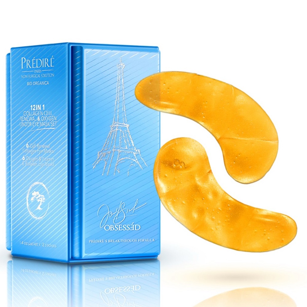 NWT Predire Paris 12-In-1 Collagen Cell Renewal & Oxygen Undereye Mask Set
